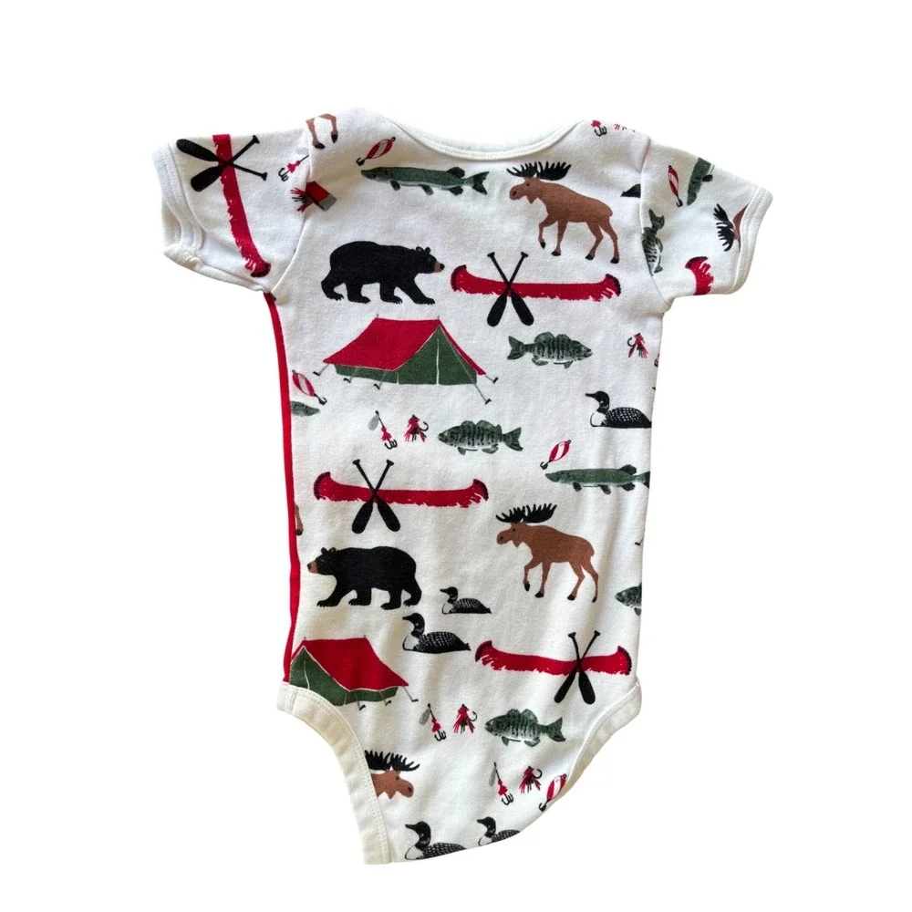 Baby Pajamas Lot of 4 | Dinosaur & Bear Prints | Carter's &‎ Little Blue House |